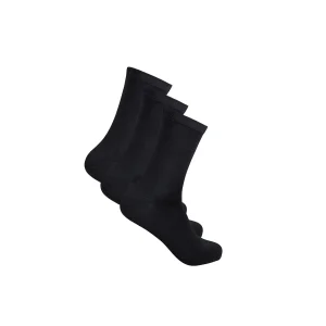 Strumpor Wiges Bambustrumpa med komfortresår 3-pack - Svart Unisex