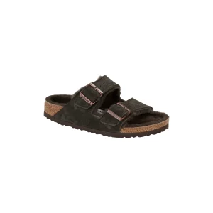 Sandal Birkenstock Arizona Shearling, LEVE, Normal läst - Mörkbrun Unisex