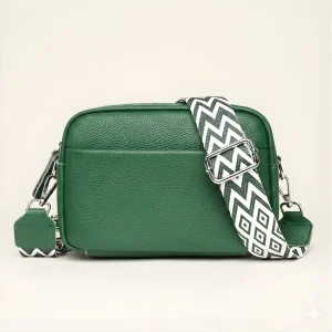 Vera – crossbody & axelväska i äkta läder, bred axelrem | Carryelle
