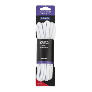 Skosnören 2GO Sport Shoelaces 210 - Vit