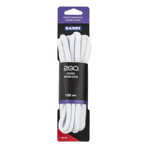Skosnören 2GO Sport Shoelaces 220 - Vit