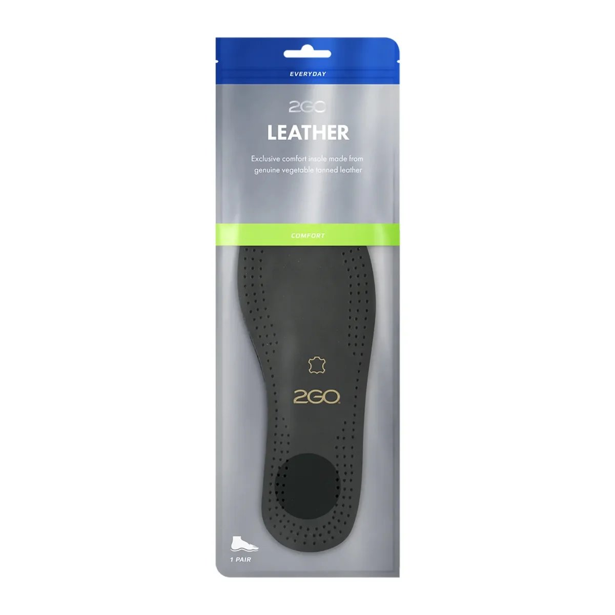 Helsula 2GO Leather Black – Svart Unisex