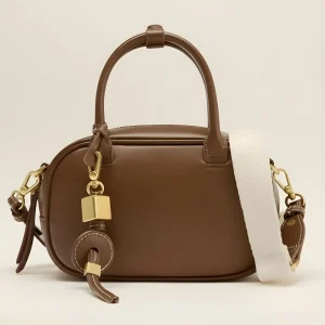 3-i-1 mini crossbody handväska i PU-läder & canvas – Dam | Mila