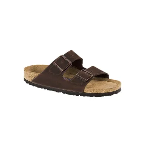 Sandal Birkenstock Arizona SFB, LEOI, Smal läst - Mörkbrun Unisex