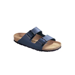 Sandal Birkenstock Arizona Birko-Flor, Smal läst - Blå Unisex