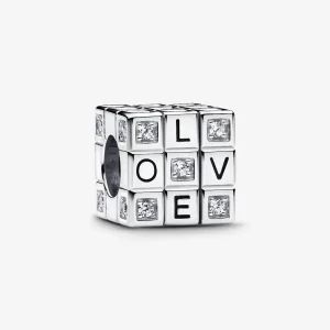 Pandora Beweglicher Spielzeugwürfel Charm Sterling-Silber