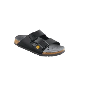 Yrkessandal Birkenstock Arizona ESD, Birko-Flor, Smal läst - Svart Unisex