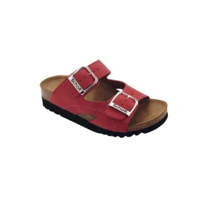 Sandal Scholl Moldava Wedge AD - Röd Dam