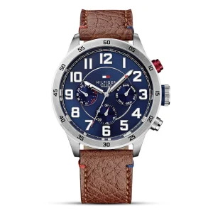 Tommy Hilfiger Trent Ø46 mm - TH1791066 Blå/Silver