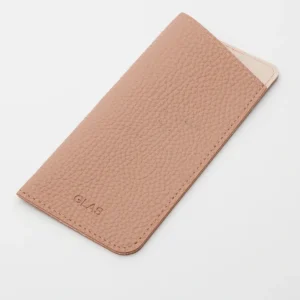 Vegan Leather Sleeve Taupe