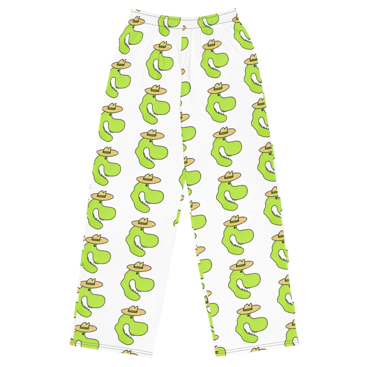 All-over print unisex wide-leg pants