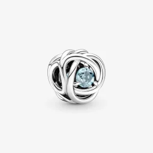 Pandora March Birthstone Eternity Circle Charm