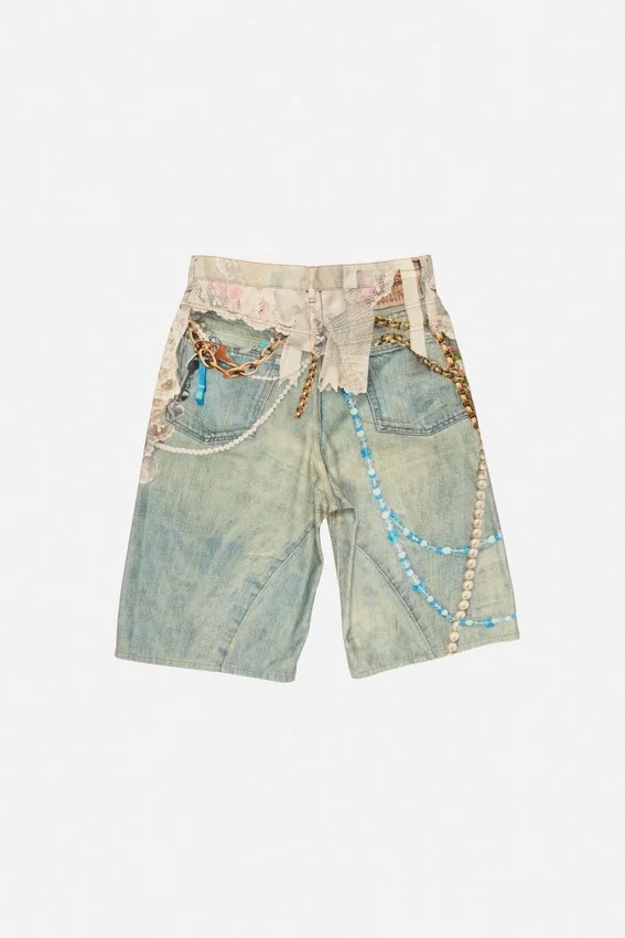 Jeansshorts – lös passform - Bild 7