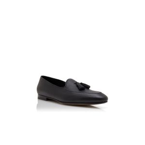 LENNOX Loafers i svart kalvskinn