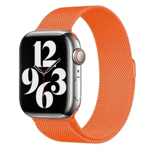 Milanesisk loop rostfri - orange