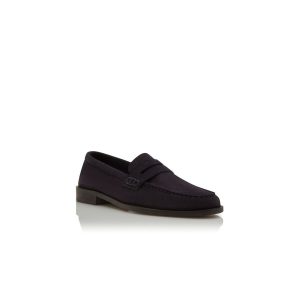 PERRY Marinblå mocka-Loafers