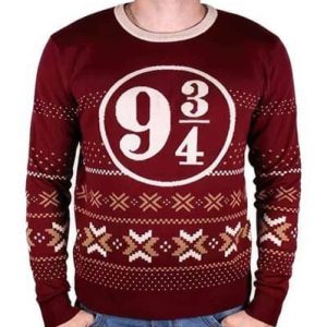 Jultröja för män Quai 9 3/4 Röd