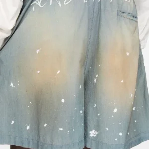 Shorts med logotypstämpel