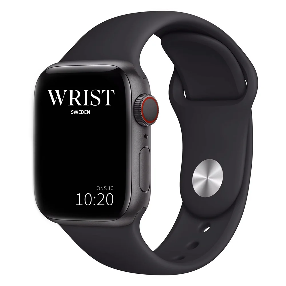 Silikon sport band - svart