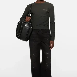 T-shirtar med slitet logo-tryck