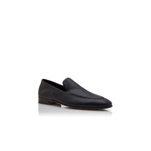 TRURO Loafers i svart kalvskinn