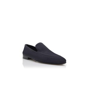 TRURO Marinblå Loafers