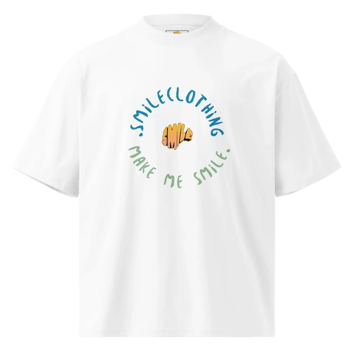 Unisex organic oversized high neck t-shirt - Bild 2